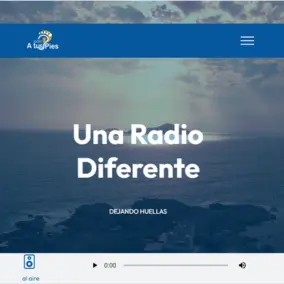 a tus pies radio web design
